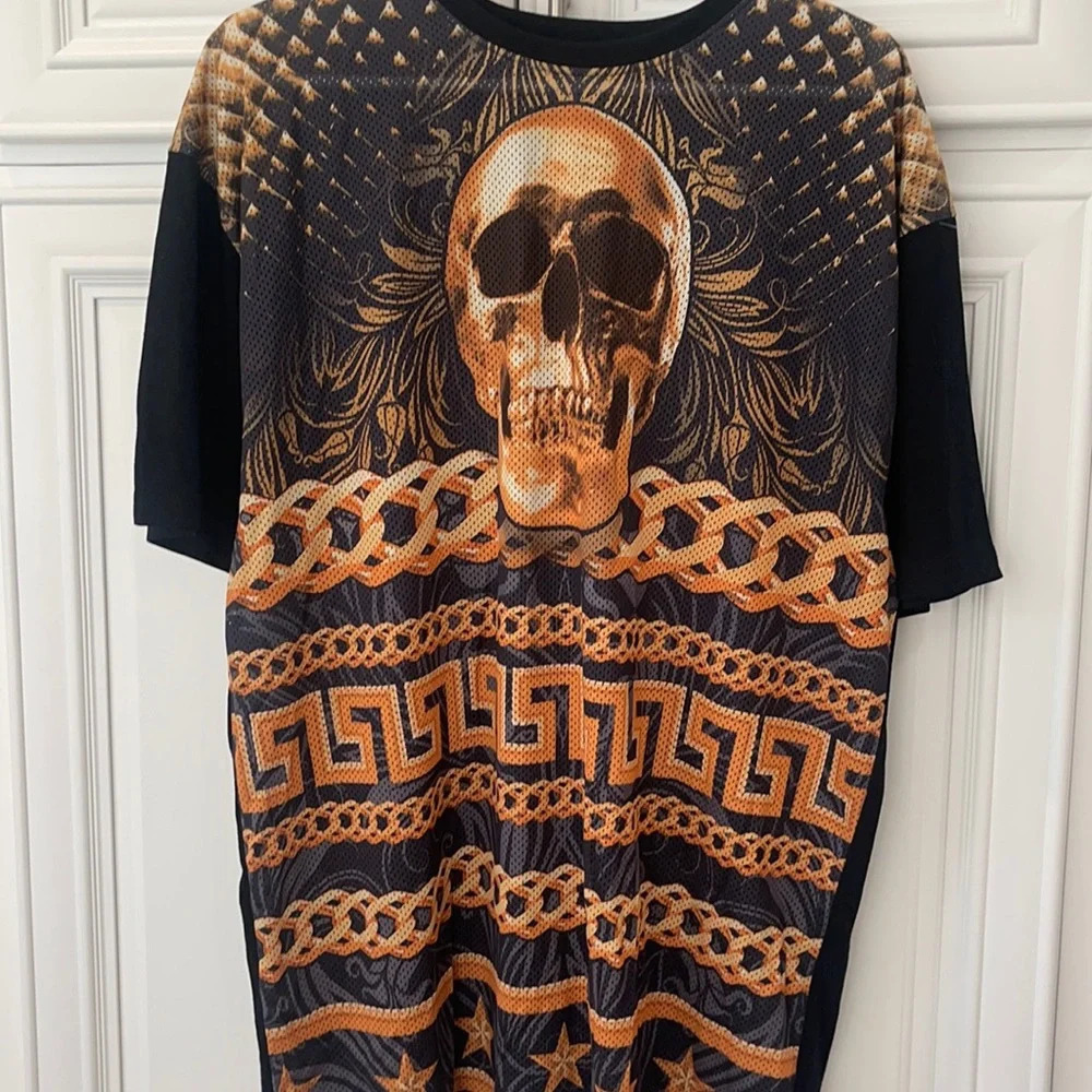 Chemistry Skull T-Shirt size XL Short Sleeve Crew Neck
